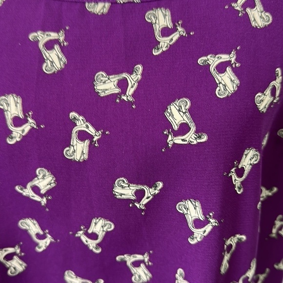 Pleione Womens Size Small Tank Top High Low Hem Vespa Scooter - Picture 4 of 8